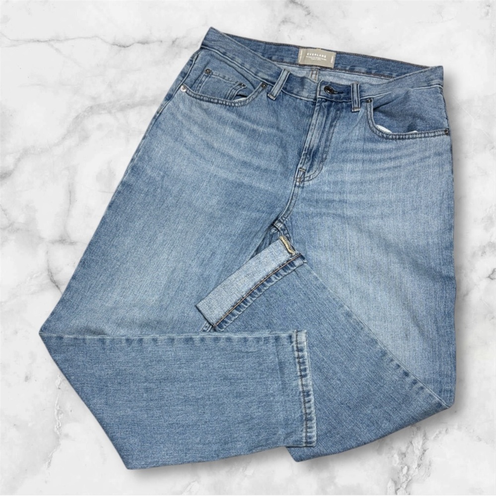 Everlane Light Blue the super soft Straight Leg Jeans 27 regular